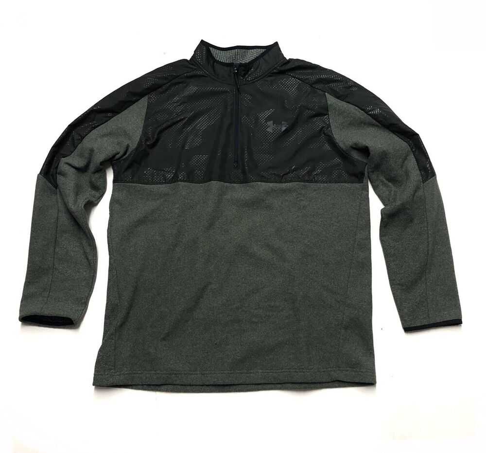 UA Under Armour 1/4-Zip Fleece Pullover Jacket XL ColdGear X-Large 1345315 310
